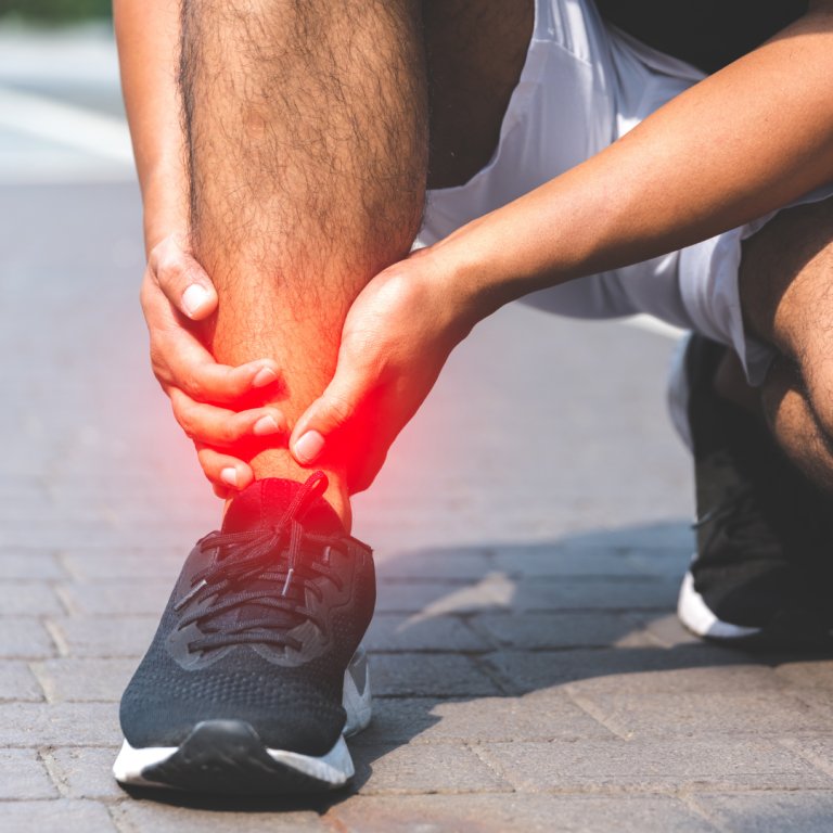 ankle specialist examining patient with recurring ankle sprains Mbombela